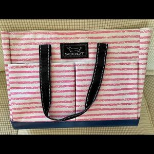 Scout Uptown Girl Utility Tote - Rare Pink Striped Pattern